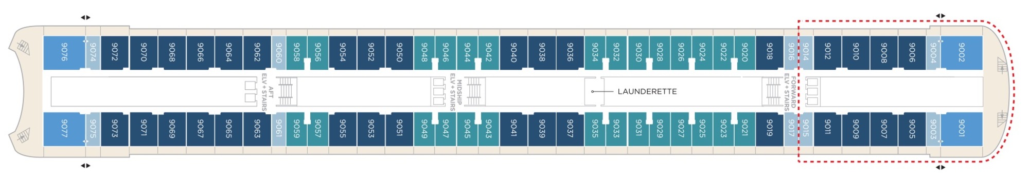 Deck 9 plan
